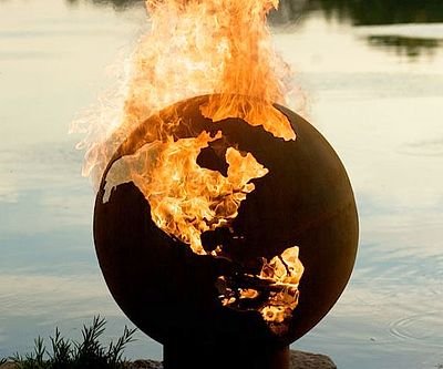 Earth Shaped Fire Pit
