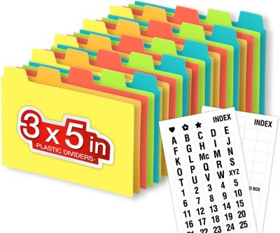Efficient Index Card Dividers for Learning