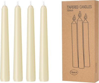 Elegant Ivory Taper Candles for Any Occasion