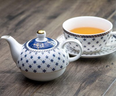 Elegant Solo Tea Ceremony Set