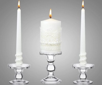 Elegant Unity Candle Set for Timeless Wedding Ceremonies