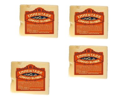 Premium Emmental Cheese - 4 Pack (8 oz Each)
