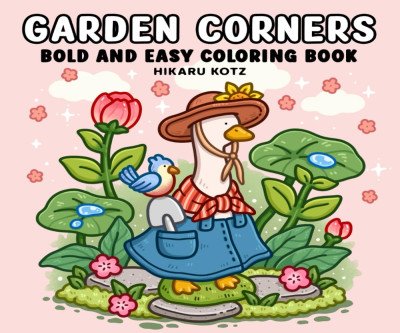 Enchanting Garden Corners Coloring Book for Relaxation