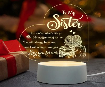 Engraved Night Light: Perfect Sister Gift