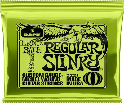 Strum Better with Ernie Ball Regular Slinky Guitar Strings
