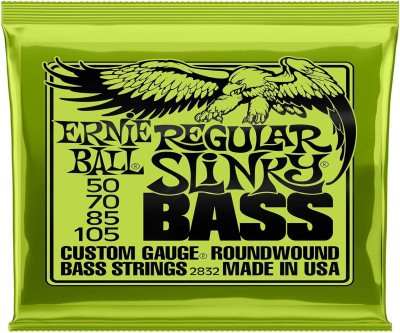 Ernie Ball Slinky Bass Strings: Bright, Balanced Tone 50-105