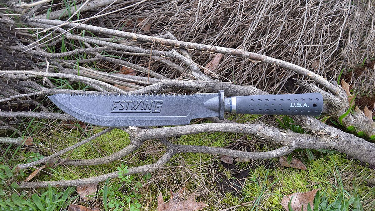 Estwing Machete with Saw-Back Blade