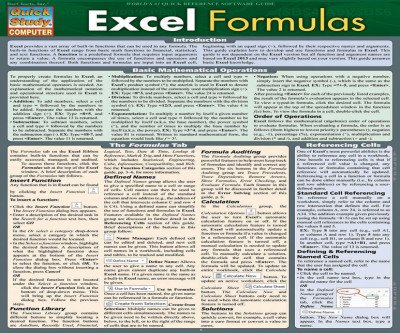 Master Excel with This QuickStudy Guide