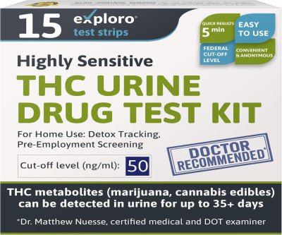 Exploro THC Home Drug Test Kit - Quick & Easy Results