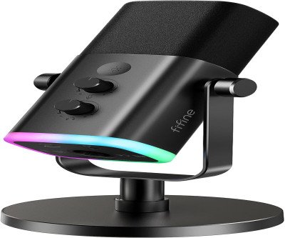 Crystal-Clear Gaming & Podcast Microphone with RGB