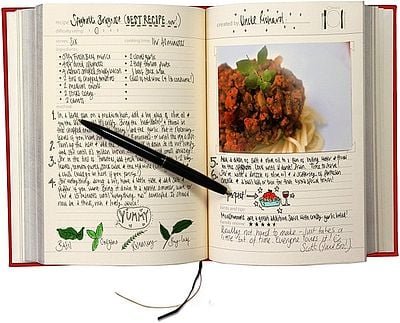 Fill-In My Family Recipe Book