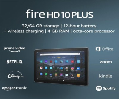 Fire HD 10 Plus: Premium Tablet with Wireless Charging