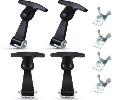 Flexible Rubber Hood Latches Secure Vehicles (4-Pack)
