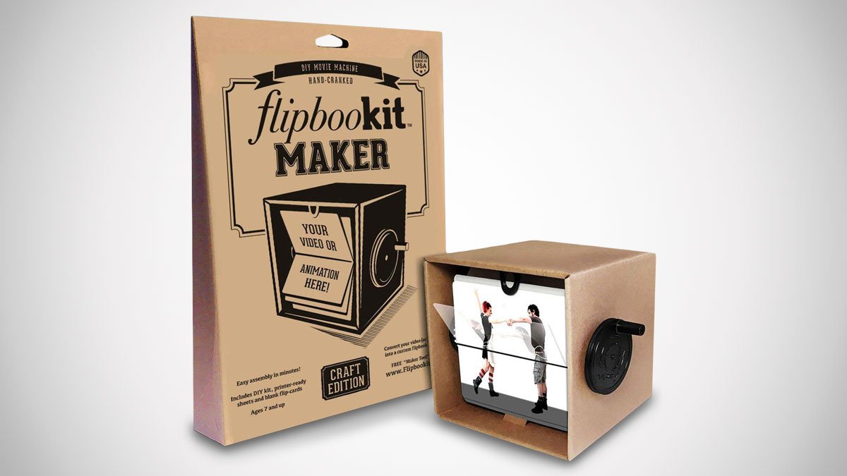 FlipBooKit Maker Kit - DIY Hand-Cranked Movie