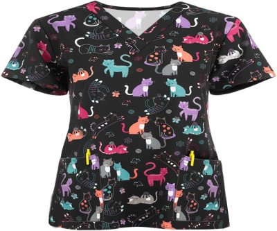 Floral Womens Short Sleeve Tops for Kawaii Style