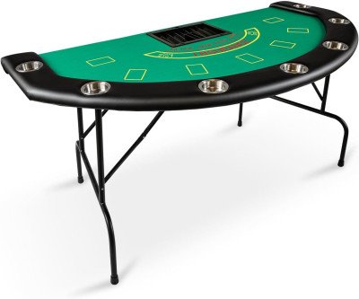 Foldable Poker Table for 7 Players