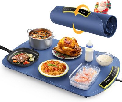 Keep Food Warm & Delicious - 5s Rapid Heat Warming Mat