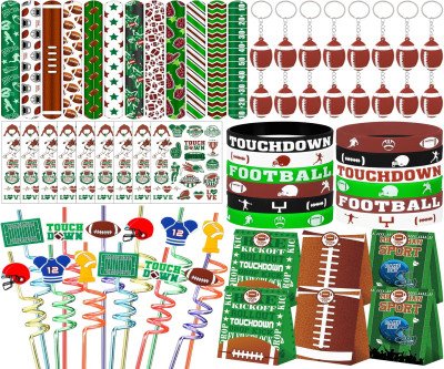 Complete Football Party Favor Set - 72 Pcs for Kids Sports Parties