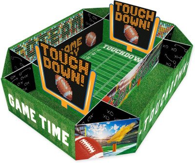Score Big: Football Party Tray Kit for Tailgates