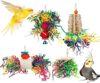 Exciting Foraging Toy for Parakeets and Small Birds