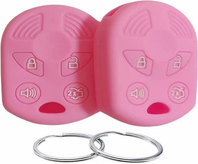 Protect Your Ford Key with Pink Silicone Style