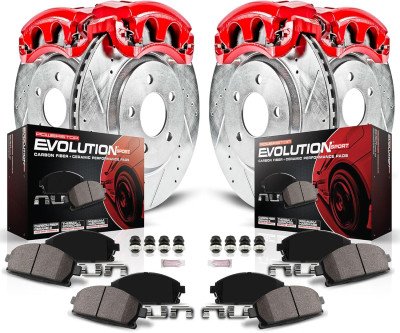 Stop on a Dime: Ford Mustang Brake Kit - Red Calipers & Rotors