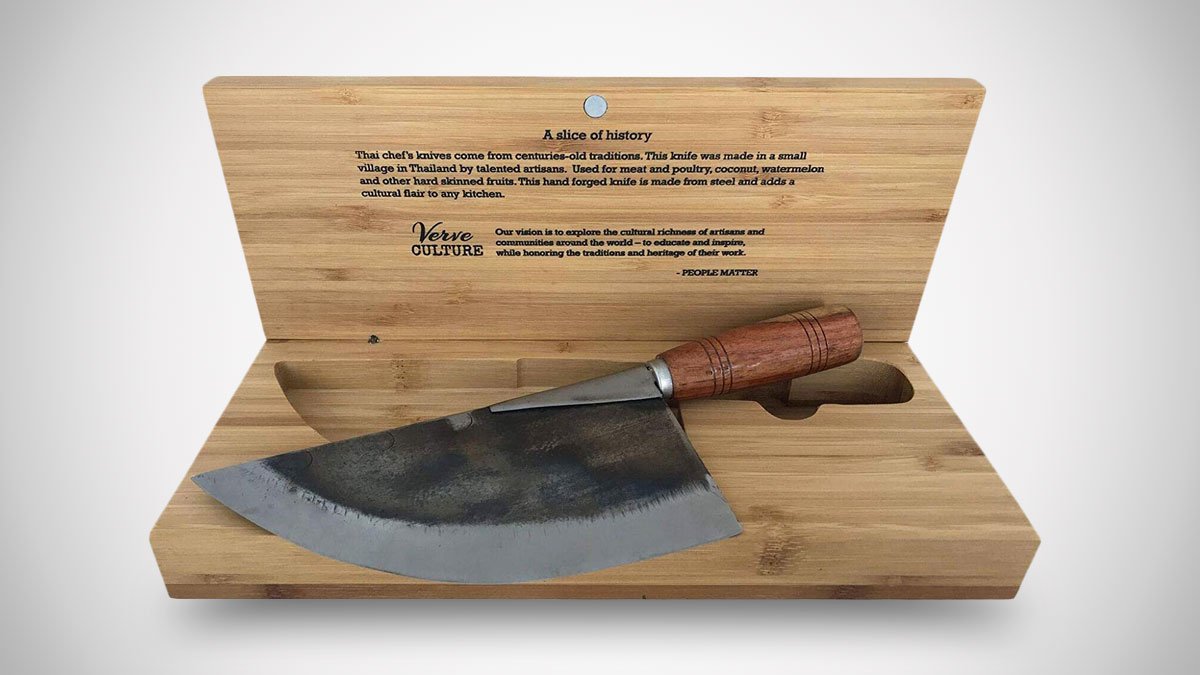 Forged Steel Thai Moon Knife