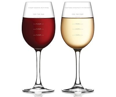 Fred Sauced Wine Measuring Glass