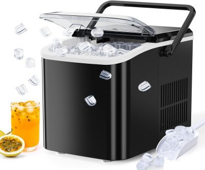 Fresh Ice in Minutes: Countertop Ice Maker for Home & Bar