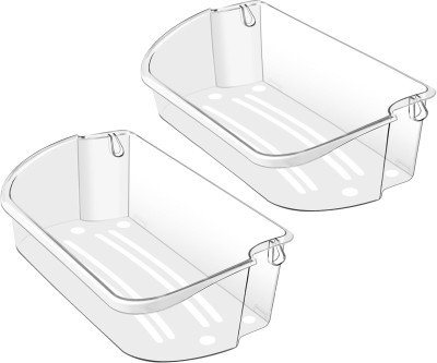 Premium Fridge Door Shelf Bins - 2 Pack Replacement
