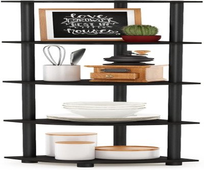 Smart Corner Storage: 5-Tier Space-Saving Shelf