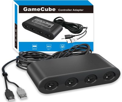 GameCube Adapter: Switch, PC Smash Bros with Turbo & Vibration