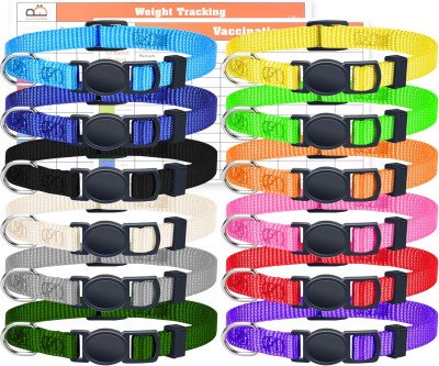 GAMUDA Super Soft Puppy ID Collars - Set of 12