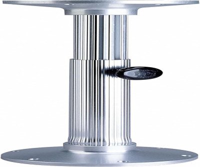 Polished Adjustable Table Base - Smooth Height Control