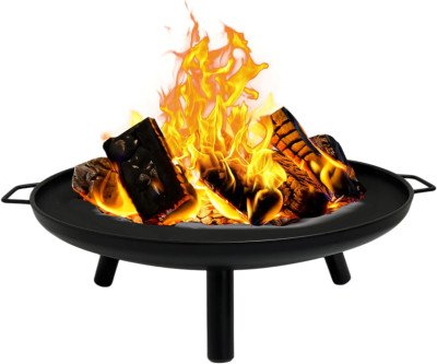 Gather 'Round: 23in Wood Fire Pit for Backyard Bliss