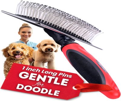 Gentle Slicker Brush for Long-Haired Breeds