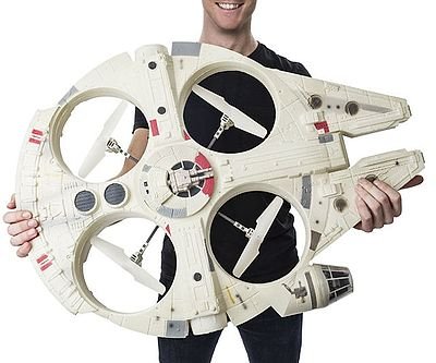 Giant Flying Millennium Falcon Drone