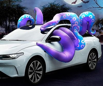 Giant Inflatable Car Tentacles