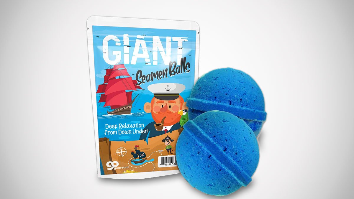 Giant Seamen Balls Bath Bombs