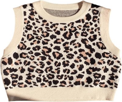 Adorable Heart-Print Sleeveless Vest for Girls