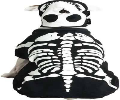 Glow in the Dark Halloween Dog Skeleton Costume