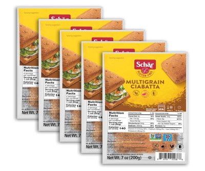 Gluten-Free Artisan Ciabatta Rolls - Seed-Packed Italian Panini Perfection