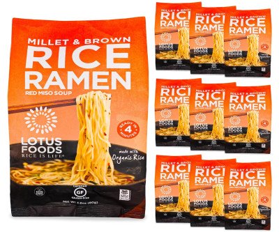 Nutty Gluten-Free Millet Ramen with Miso Broth (10-Pack)