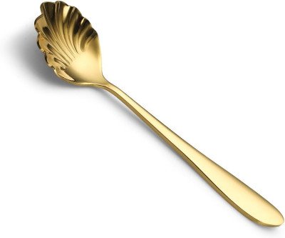 Elegant Gold Sugar Spoon for Stylish Serving