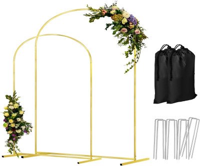 Stunning Gold Arch Backdrops for Dream Wedding & Event Decor