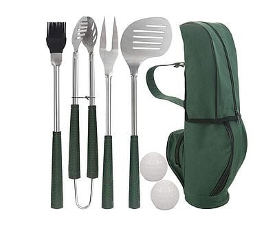 Golf-Club Style Grill Accessories Kit