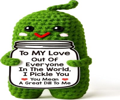 Handmade Crochet Pickle Love Gift