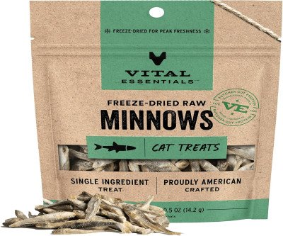 Healthy Freeze-Dried Minnows Cat Treats