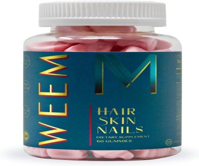 Healthy Hair, Skin & Nails Gummies - Vegan Biotin Support