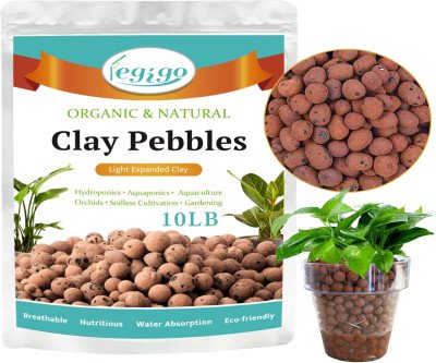Healthy Roots Guaranteed: 10LB Natural Leca Pebbles